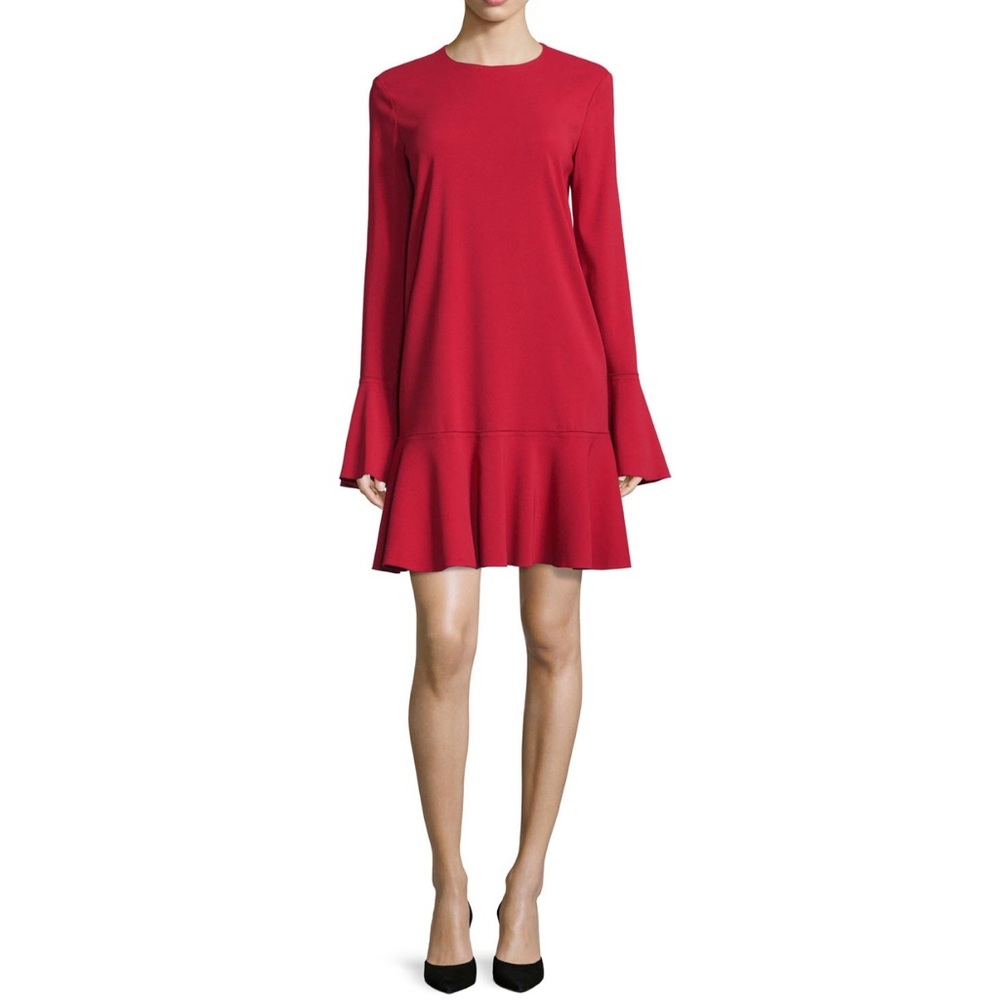 Theory Marah Bergen Crepe Mini Dress